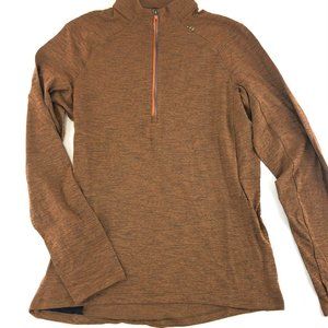New with Tags Men's Lululemon Surge Warm Half Zip in Brown LM3CMXS